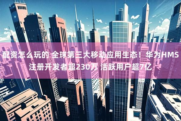 配资怎么玩的 全球第三大移动应用生态！华为HMS注册开发者超230万 活跃用户超7亿