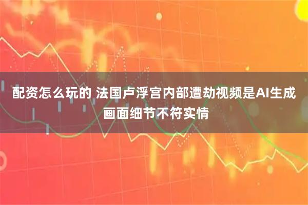 配资怎么玩的 法国卢浮宫内部遭劫视频是AI生成 画面细节不符实情
